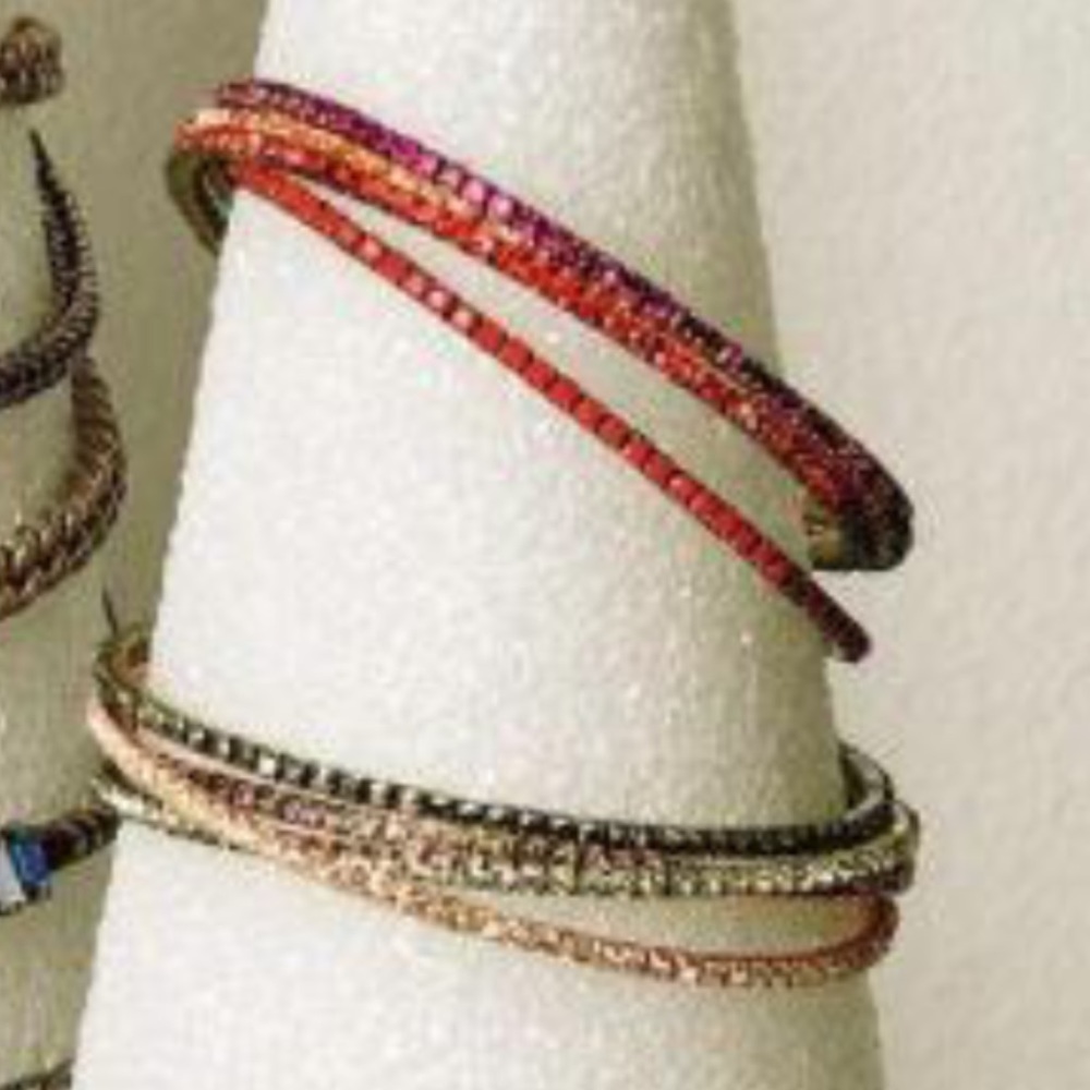 🌸ISO🌸 C&I Petite Rhinestone Bangles Bracelets - Picture 6 of 9